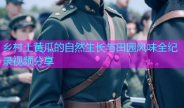 乡村土黄瓜的自然生长与田园风味全纪录视频分享
