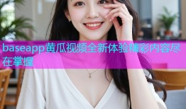 baseapp黄瓜视频全新体验精彩内容尽在掌握