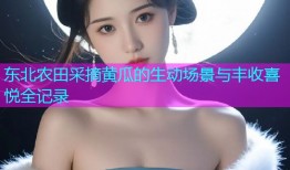 东北农田采摘黄瓜的生动场景与丰收喜悦全记录