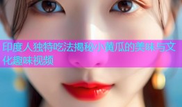印度人独特吃法揭秘小黄瓜的美味与文化趣味视频