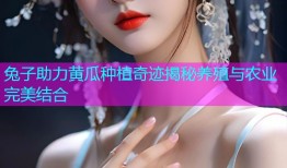 兔子助力黄瓜种植奇迹揭秘养殖与农业完美结合