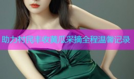 助力村民丰收黄瓜采摘全程温馨记录
