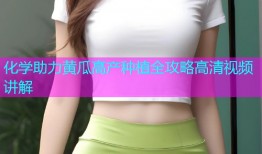 化学助力黄瓜高产种植全攻略高清视频讲解