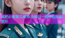 减肥必看黄瓜瘦身法每日一根轻松控脂塑形