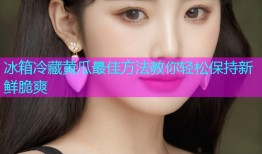 冰箱冷藏黄瓜最佳方法教你轻松保持新鲜脆爽