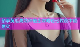 冬季黄瓜高效种植全攻略轻松收获丰硕果实