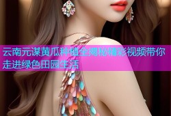 云南元谋黄瓜种植全揭秘精彩视频带你走进绿色田园生活