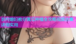 农村媳妇教你黄瓜种植全攻略视频合集详细实用