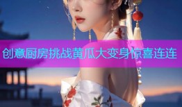 创意厨房挑战黄瓜大变身惊喜连连