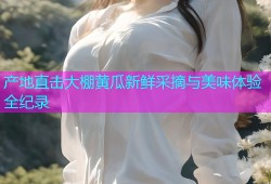 产地直击大棚黄瓜新鲜采摘与美味体验全纪录