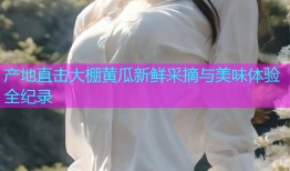 产地直击大棚黄瓜新鲜采摘与美味体验全纪录