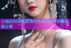 云南田间采摘黄瓜的生动记录与农事体验分享