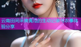 云南田间采摘黄瓜的生动记录与农事体验分享