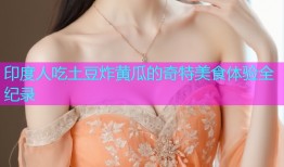 印度人吃土豆炸黄瓜的奇特美食体验全纪录
