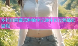 乡村田园黄瓜种植全记录生长过程精彩呈现
