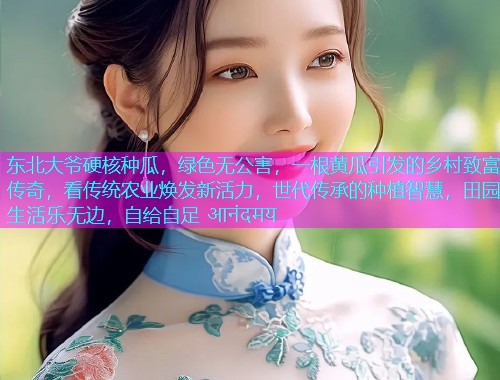 东北大爷硬核种瓜，绿色无公害，一根黄瓜引发的乡村致富传奇，看传统农业焕发新活力，世代传承的种植智慧，田园生活乐无边，自给自足 आनंदमय