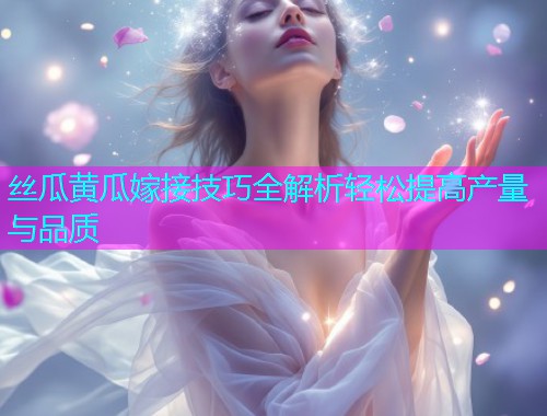 丝瓜黄瓜嫁接技巧全解析轻松提高产量与品质