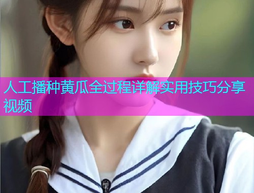人工播种黄瓜全过程详解实用技巧分享视频