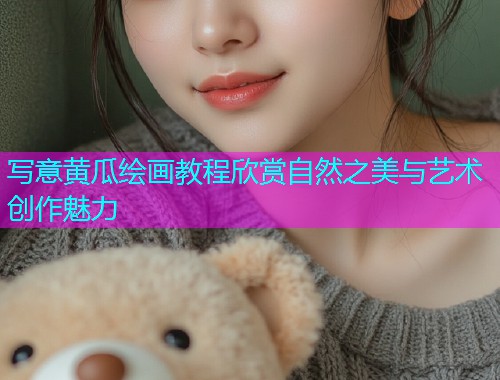 写意黄瓜绘画教程欣赏自然之美与艺术创作魅力