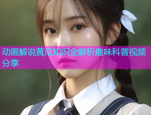 动画解说黄瓜知识全解析趣味科普视频分享