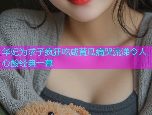 华妃为求子疯狂吃咸黄瓜痛哭流涕令人心酸经典一幕